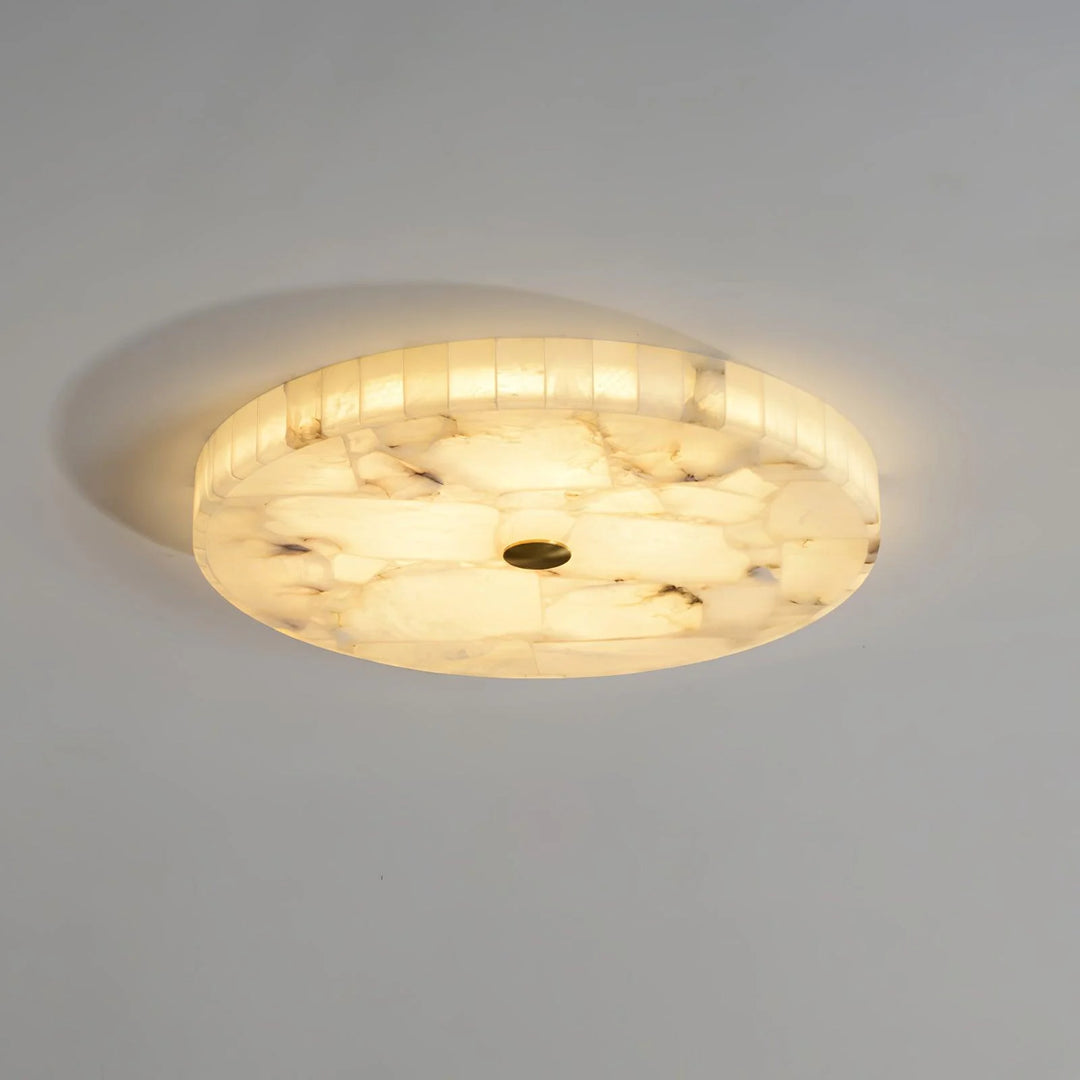 Round Alabaster Ceiling Lamp 6
