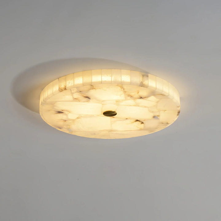Round Alabaster Ceiling Lamp 6