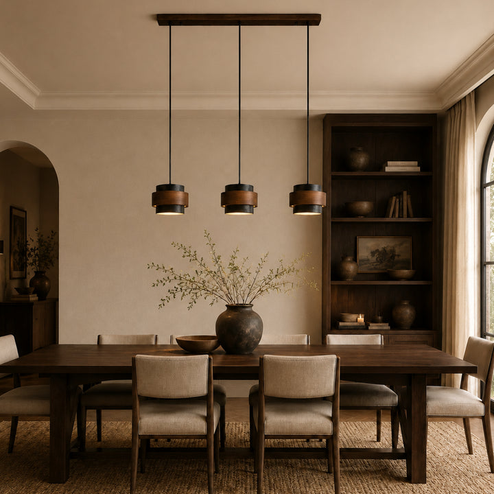 Rovlena Three Headed Long Chandeliers 3