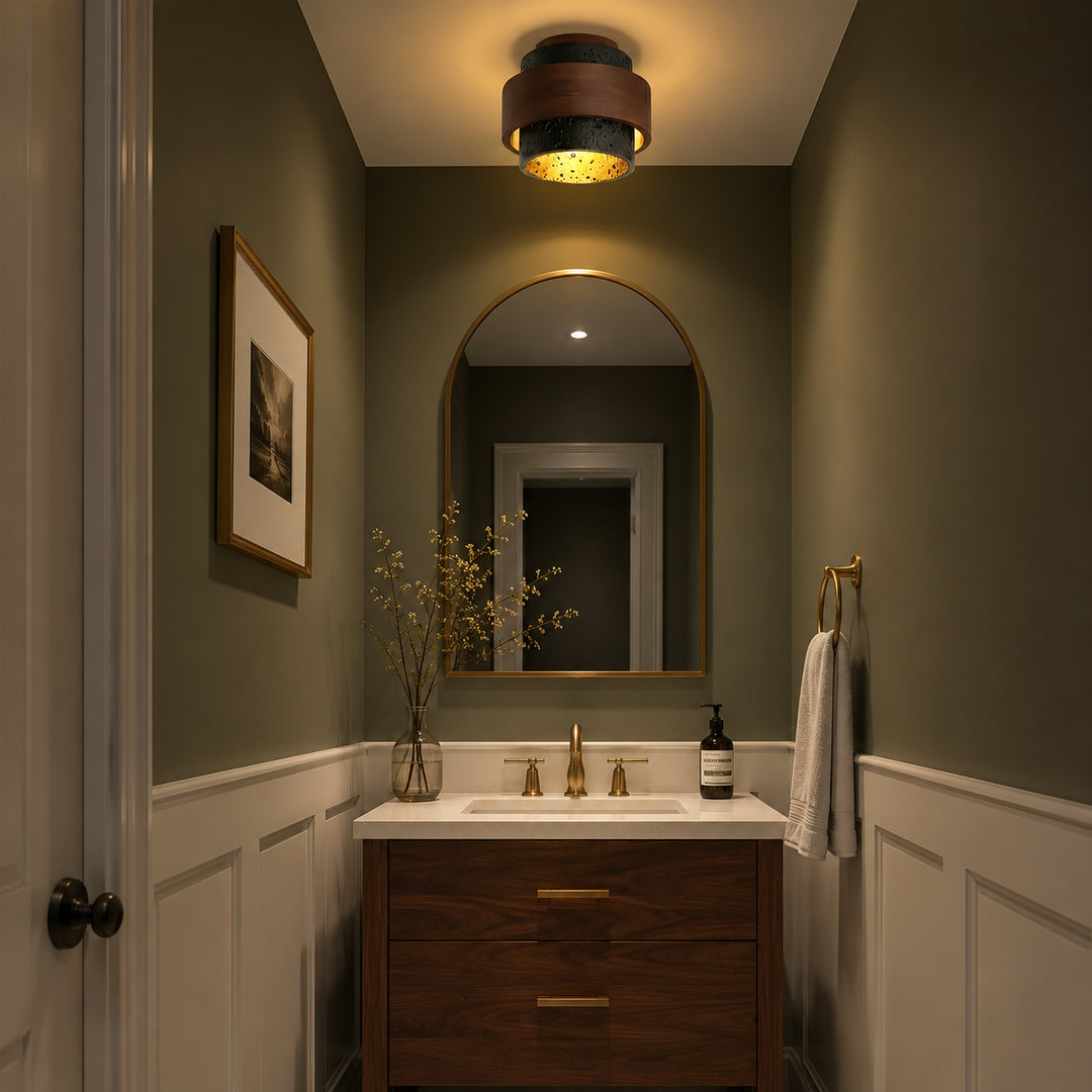Rovlena Travertine Ceiling Lamp 7