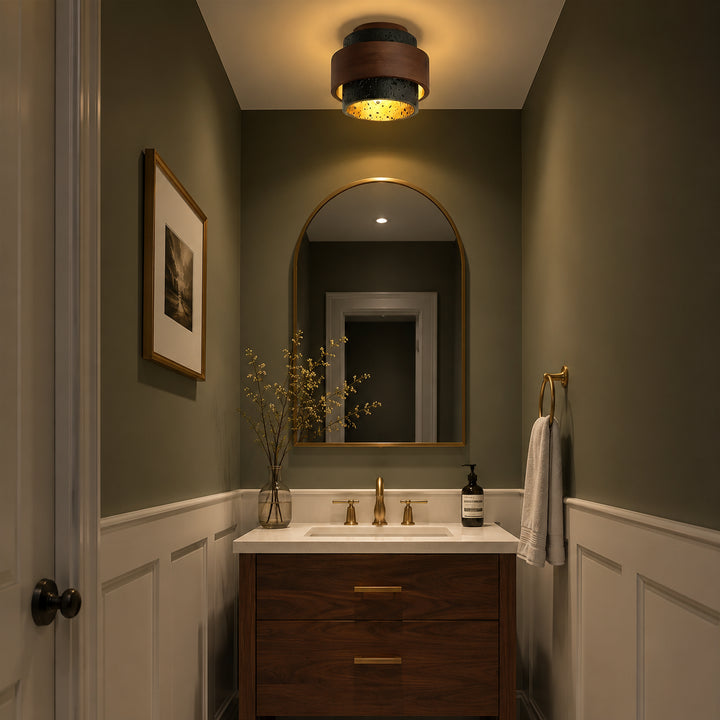 Rovlena Travertine Ceiling Lamp 7