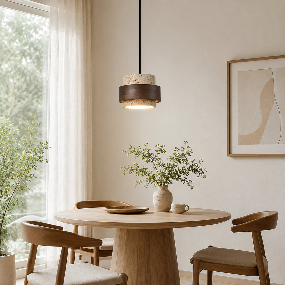 Rovlena Travertine Pendant Light 3