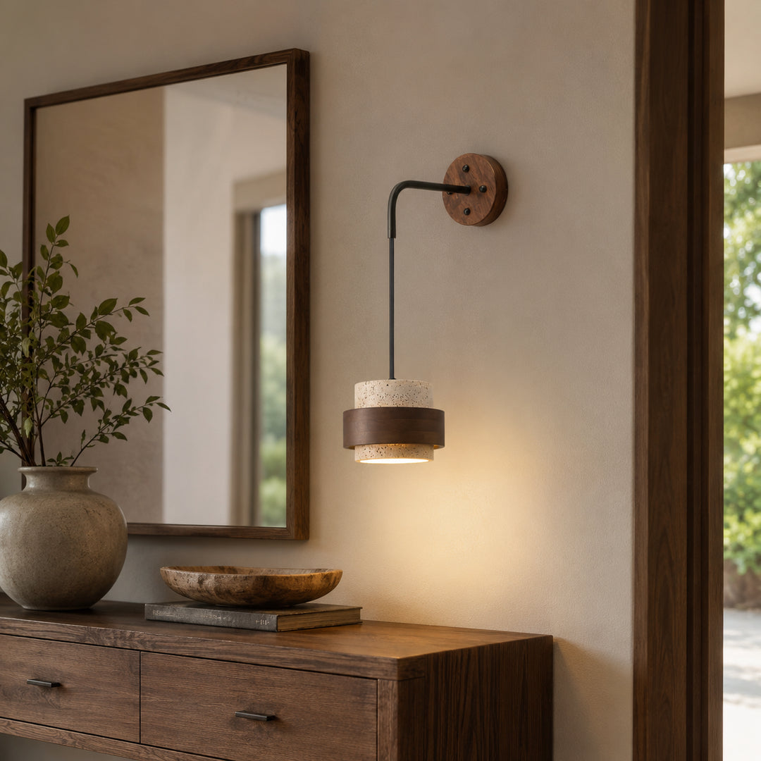 Rovlena Travertine Wall Lamp 3