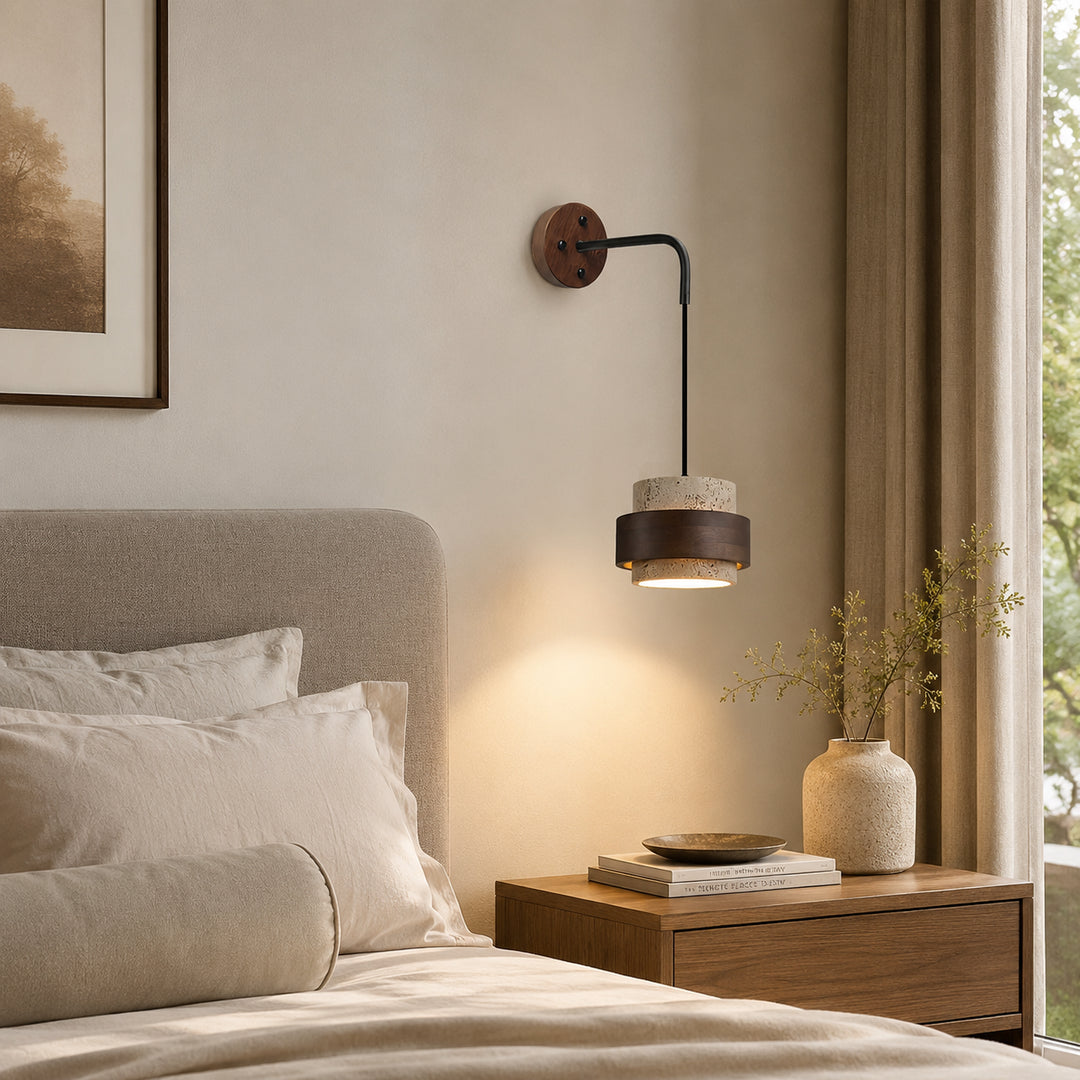 Rovlena Travertine Wall Lamp 5