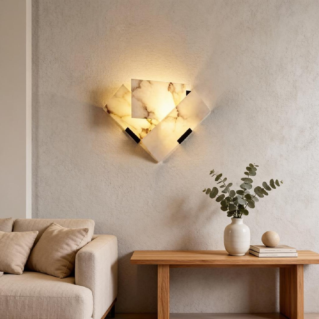  Sanbia Alabaster Wall Lamp 0
