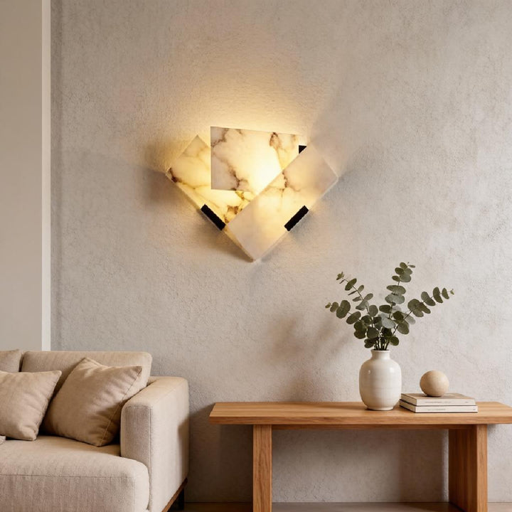  Sanbia Alabaster Wall Lamp 0