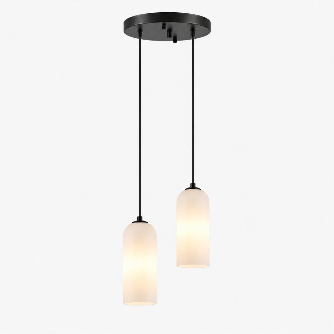 Selia Tube Alabaster Chandelier 16