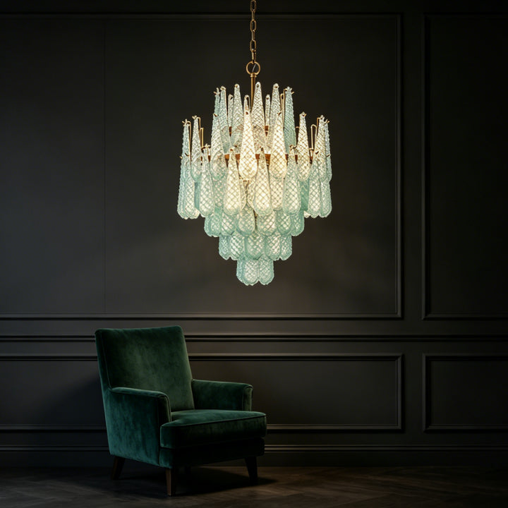 Sergio Murano Glass Chandelier 14