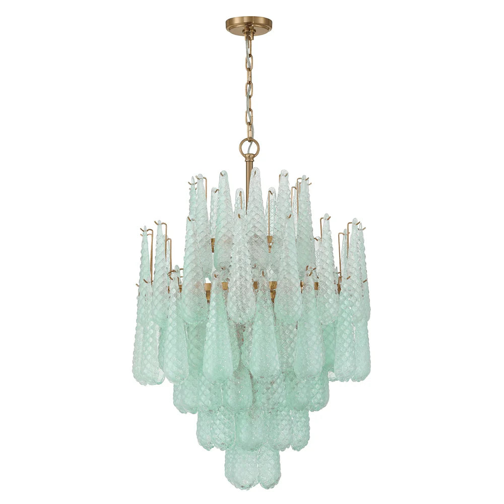 Sergio Murano Glass Chandelier 2