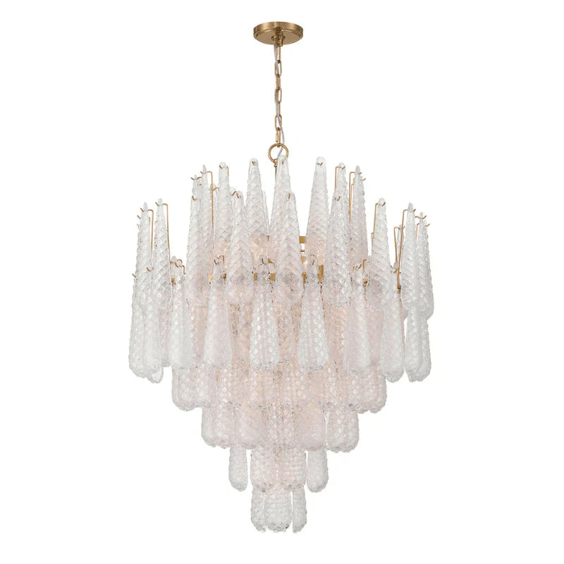 Sergio Murano Glass Chandelier 9