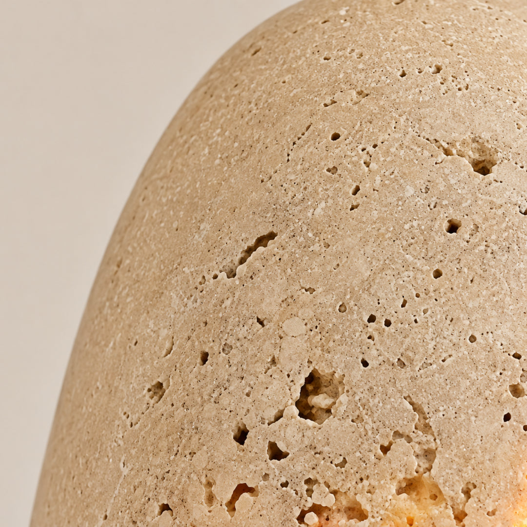 Serlue Travertine Rope Pendant Light 11