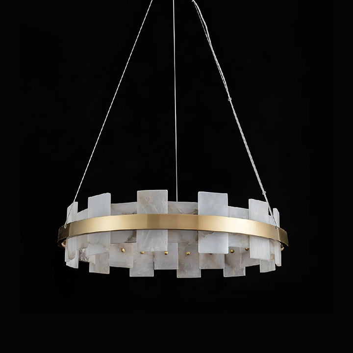 Shudur Alabaster Halo Chandelier 6