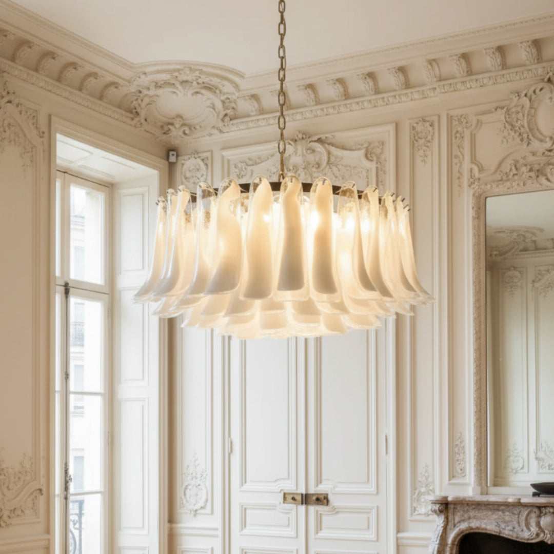 Silica Murano Glass Chandelier