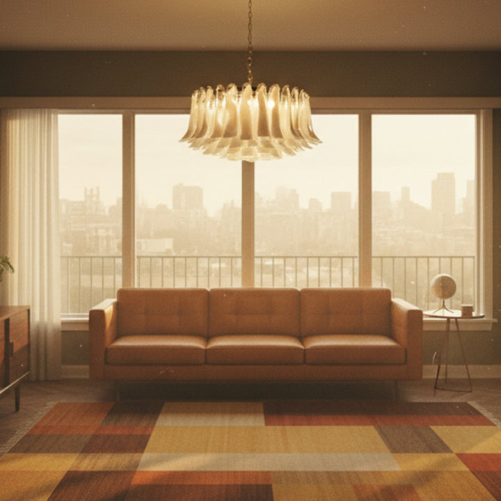 Silica Murano Glass Chandelier