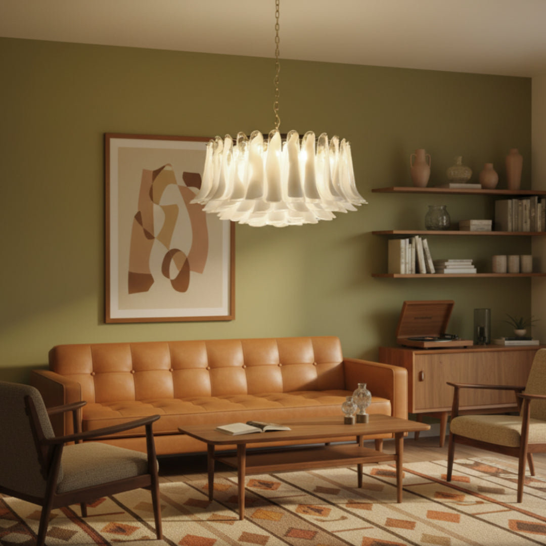 Silica Murano Glass Chandelier