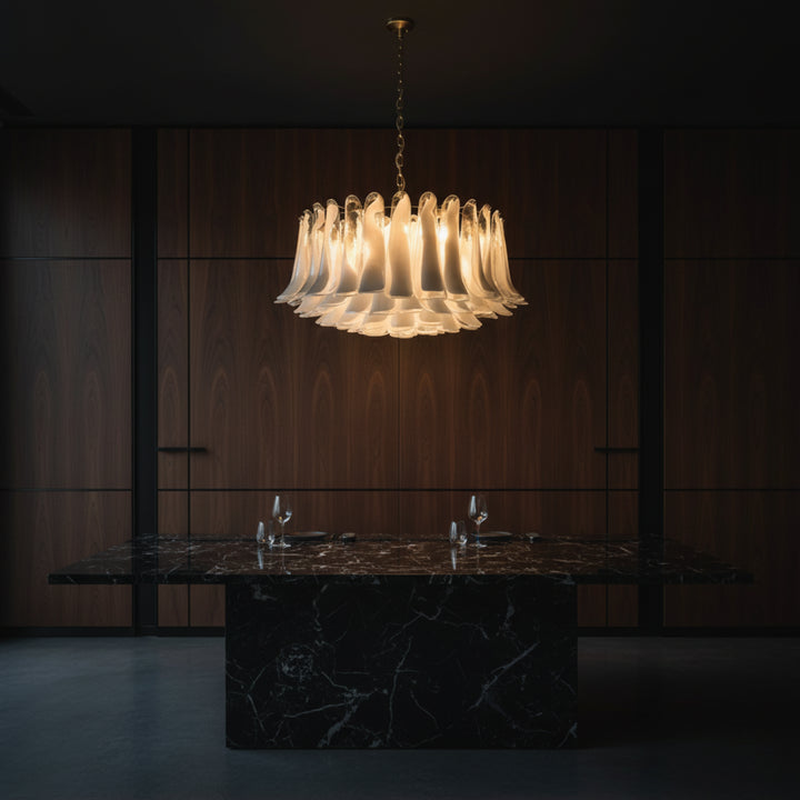 Silica Murano Glass Chandelier