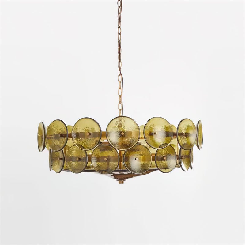 Solara Amber Chandelier 1