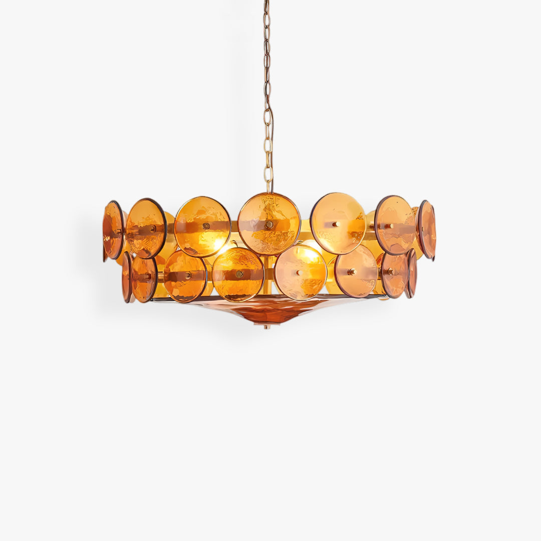 Solara Amber Chandelier 1
