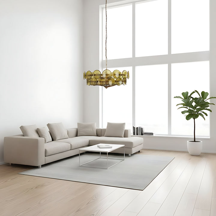 Solara Amber Chandelier 11