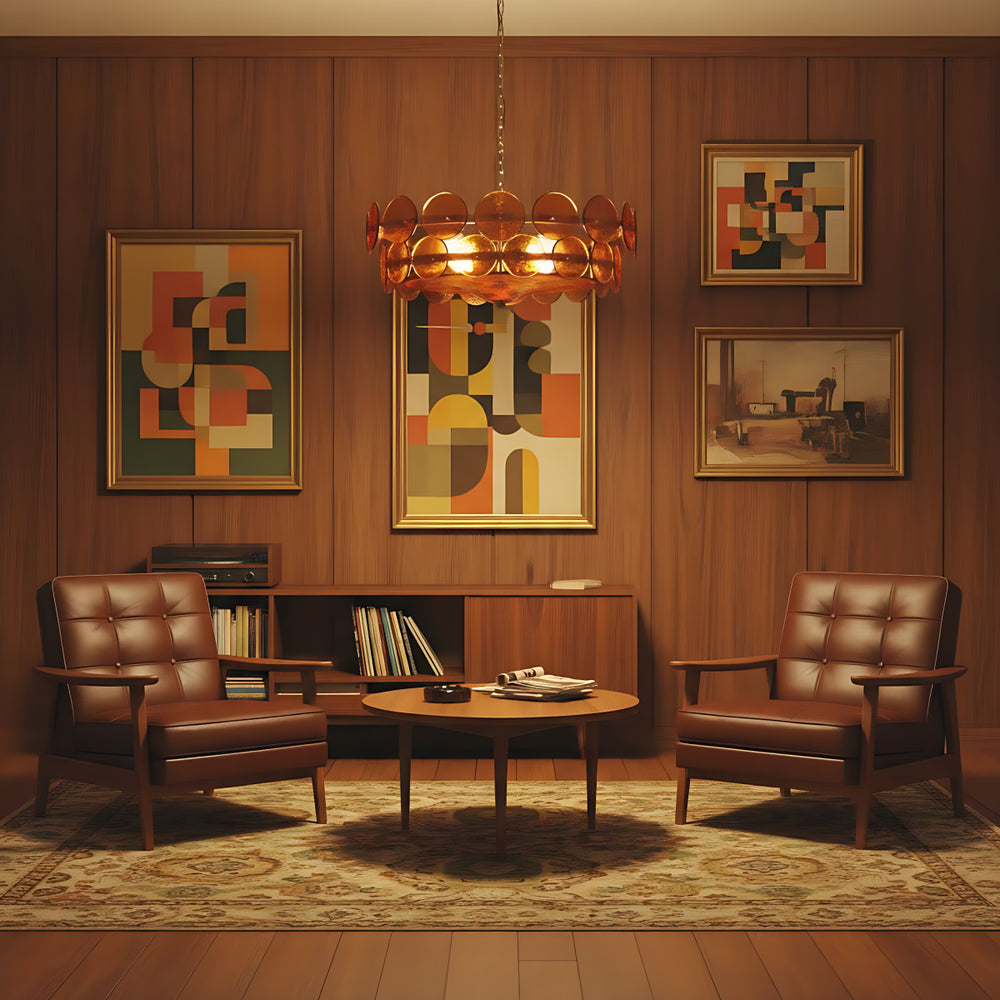 Solara Amber Chandelier 13