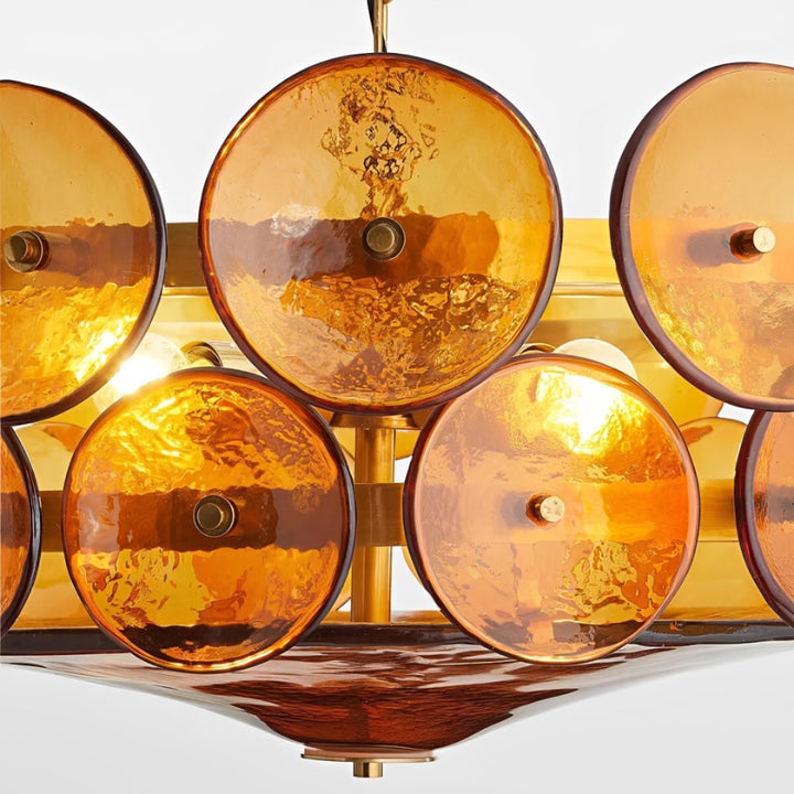 Solara Amber Chandelier 19