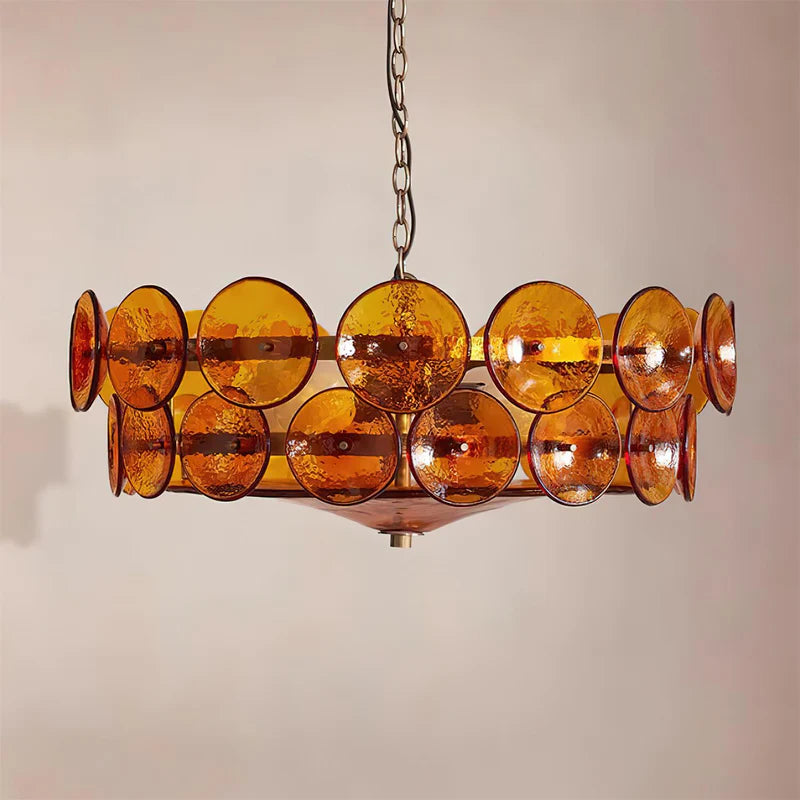 Solara Amber Chandelier 3