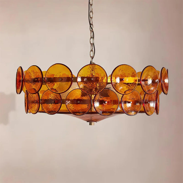 Solara Amber Chandelier 3