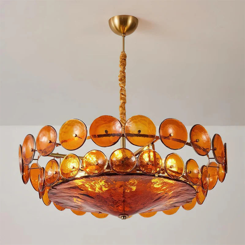 Solara Amber Chandelier 4