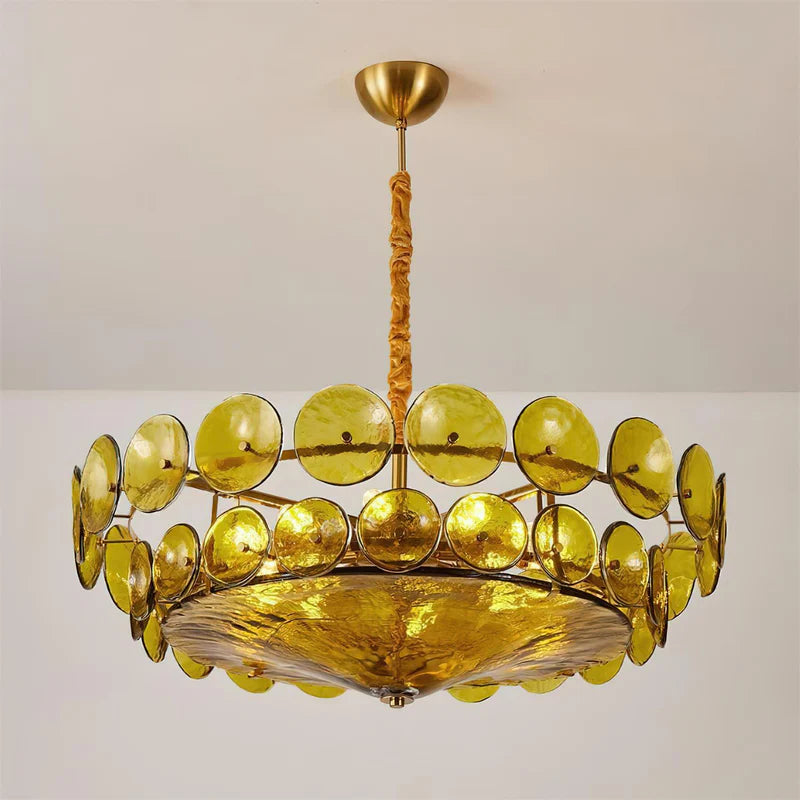 Solara Amber Chandelier 6
