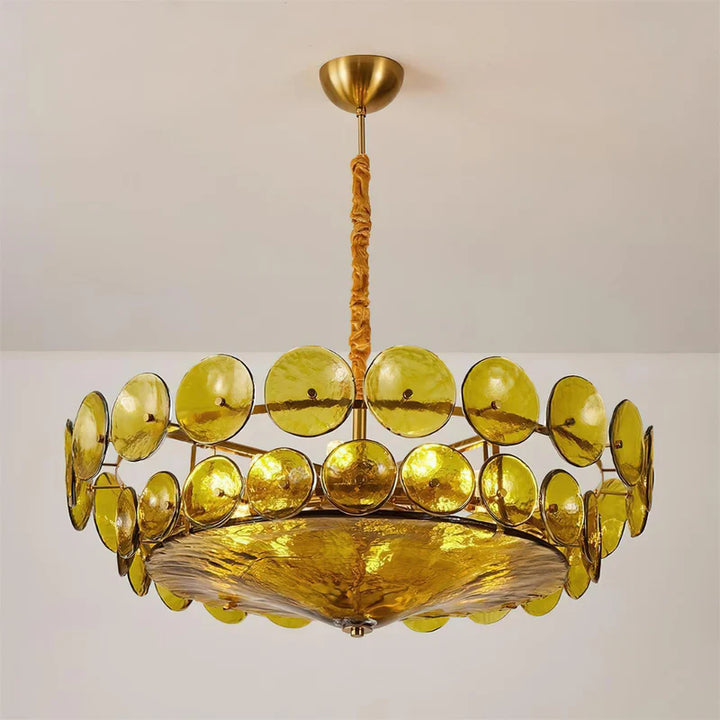 Solara Amber Chandelier 6
