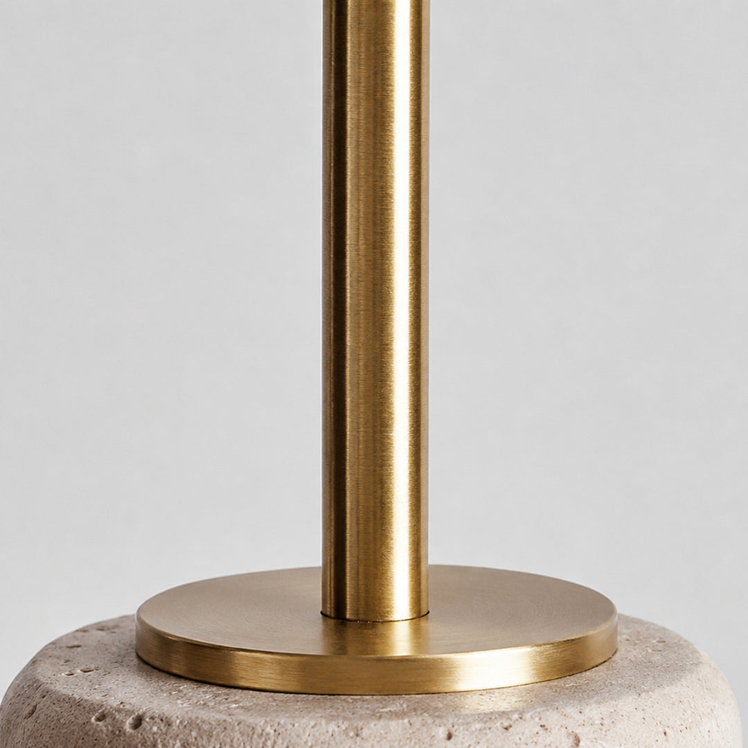 Solene Travertine Globe Pendant Light 10