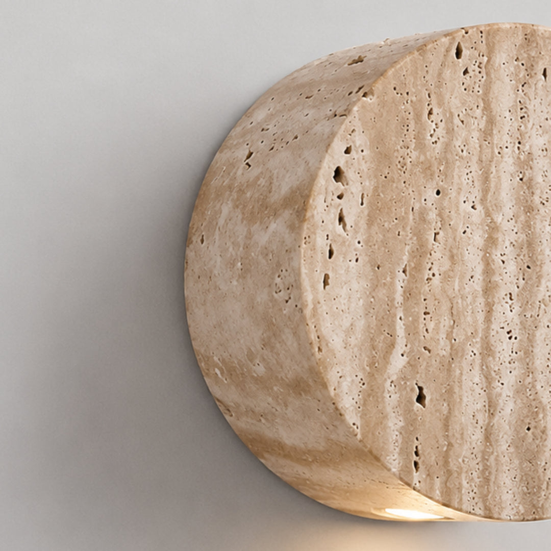 Solerune Travertine Wall Lamp 1