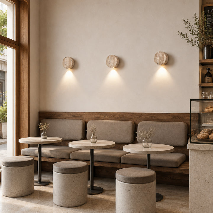 Solerune Travertine Wall Lamp 3