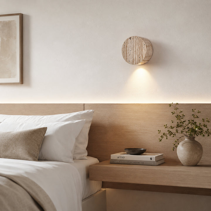 Solerune Travertine Wall Lamp 7
