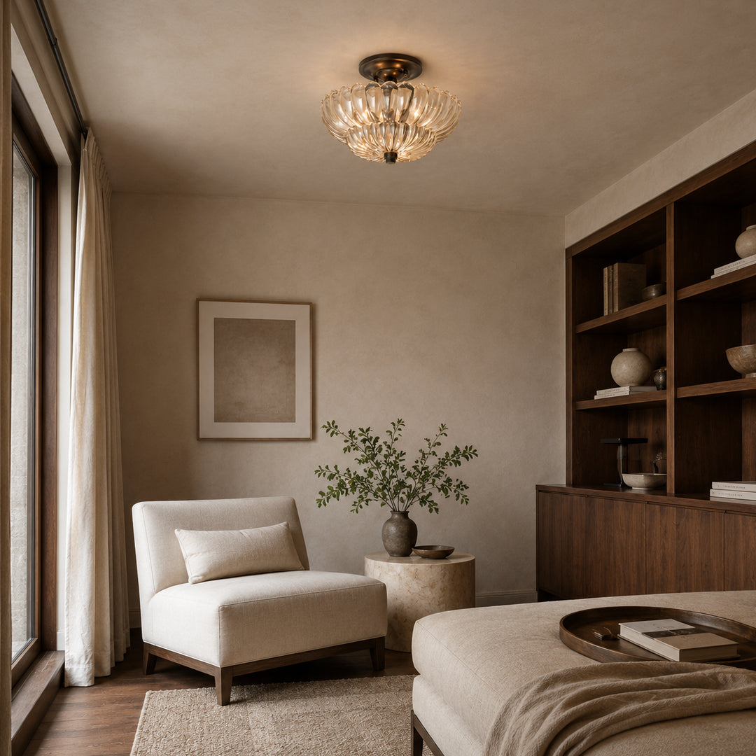Solvara Glass Ceiling Light 5