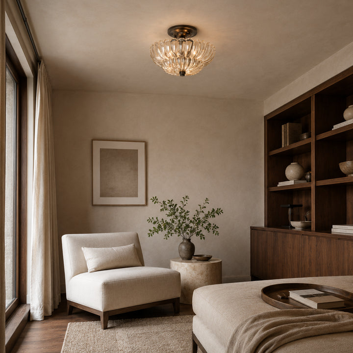 Solvara Glass Ceiling Light 5