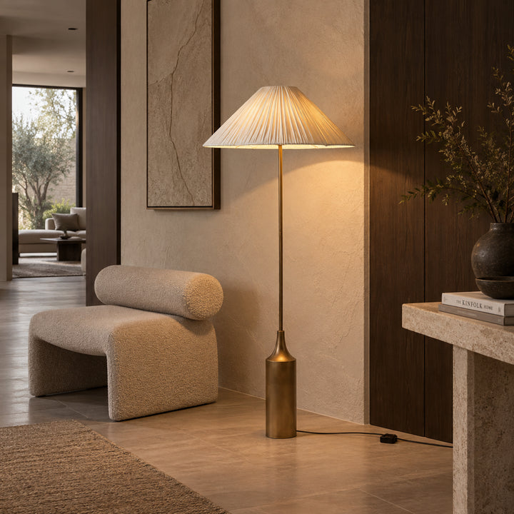 Sorvella Pleated Shade Floor Lamp 6