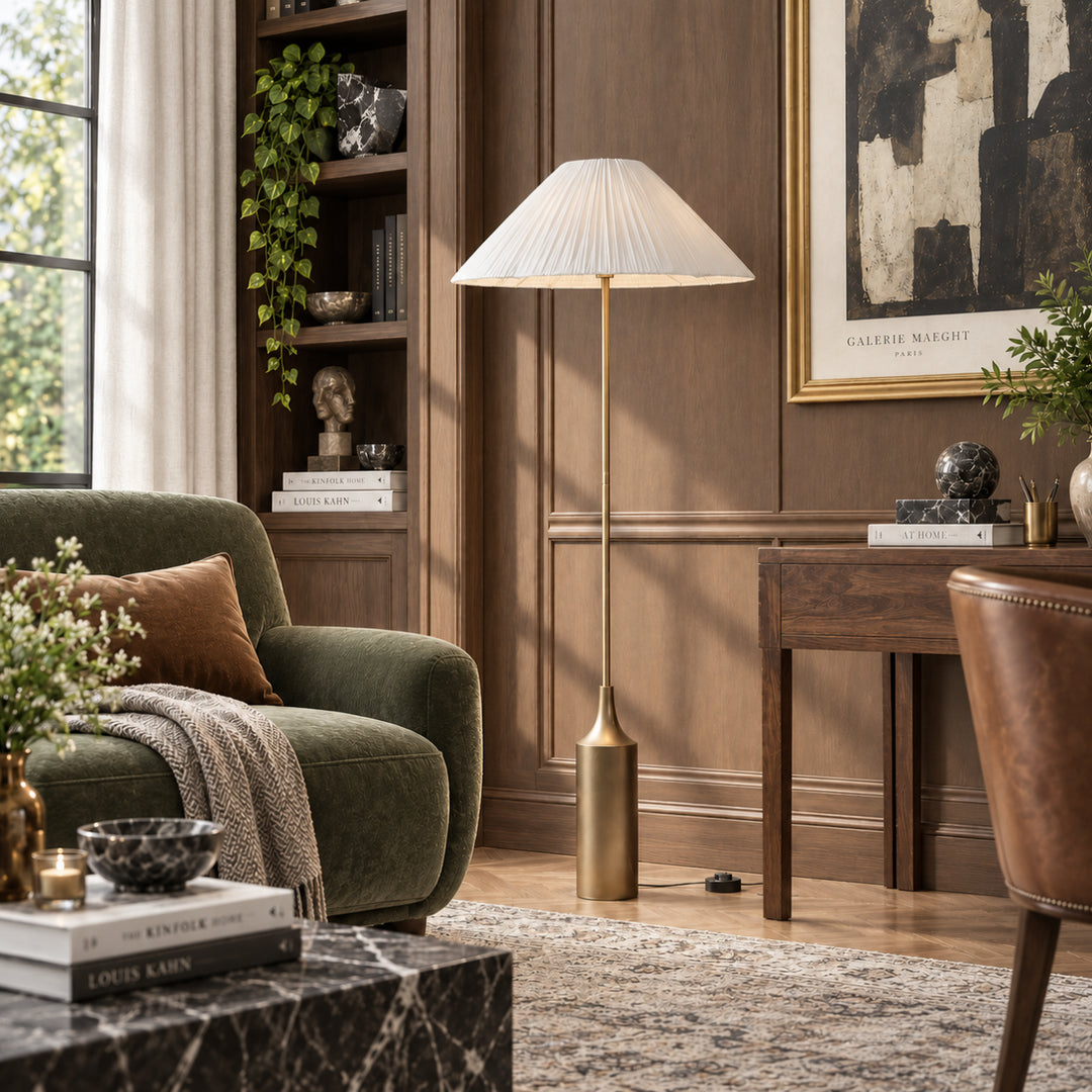 Sorvella Pleated Shade Floor Lamp 9