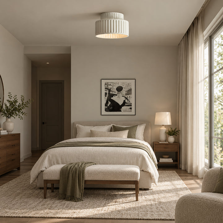 Sovenza Ribbed Ceiling Lamp 11