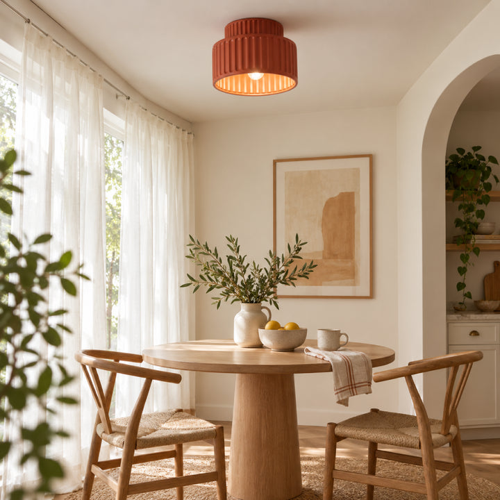 Sovenza Ribbed Ceiling Lamp 13