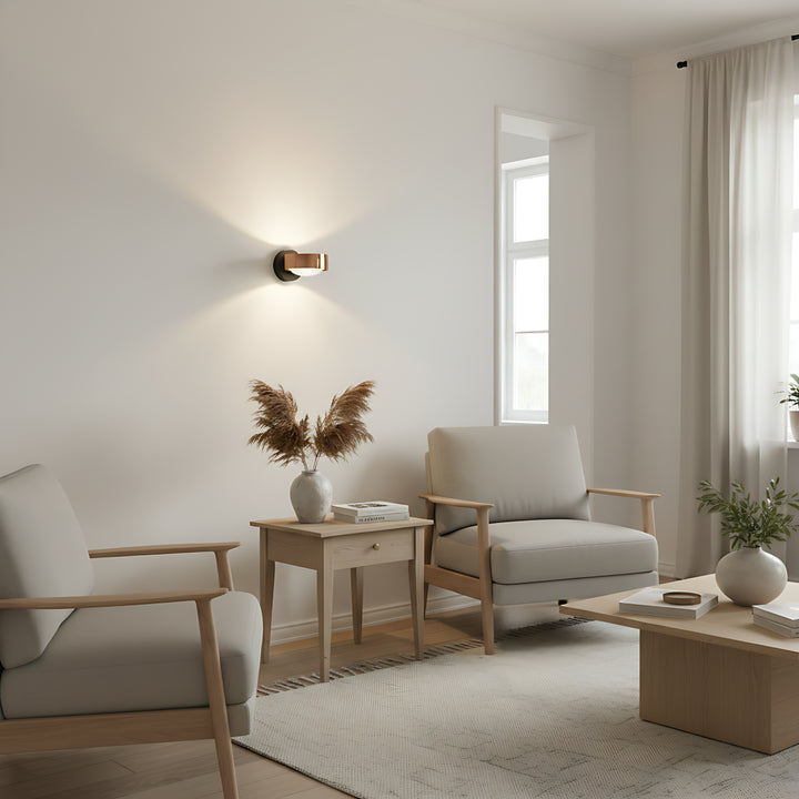 Kugelförmige Glaswandleuchte