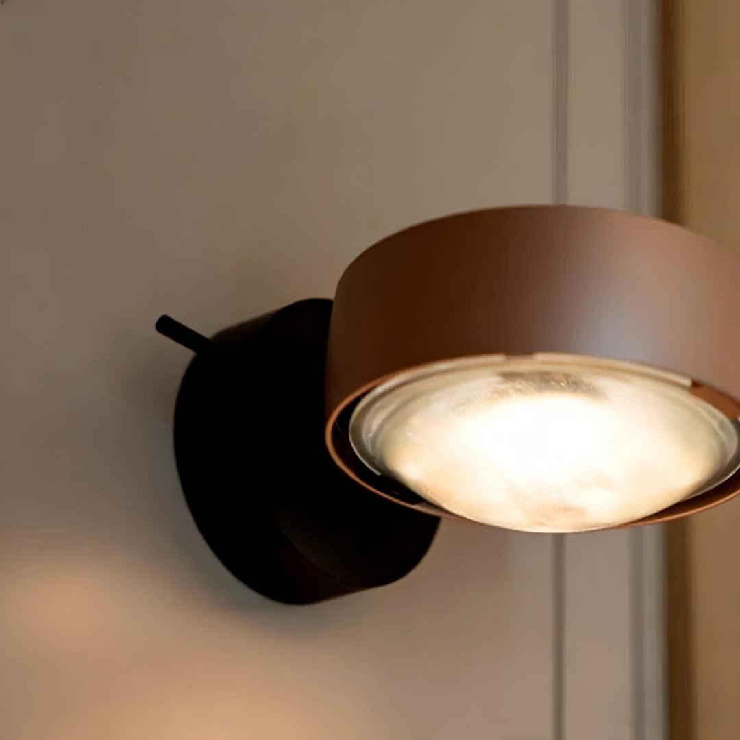 Kugelförmige Glaswandleuchte