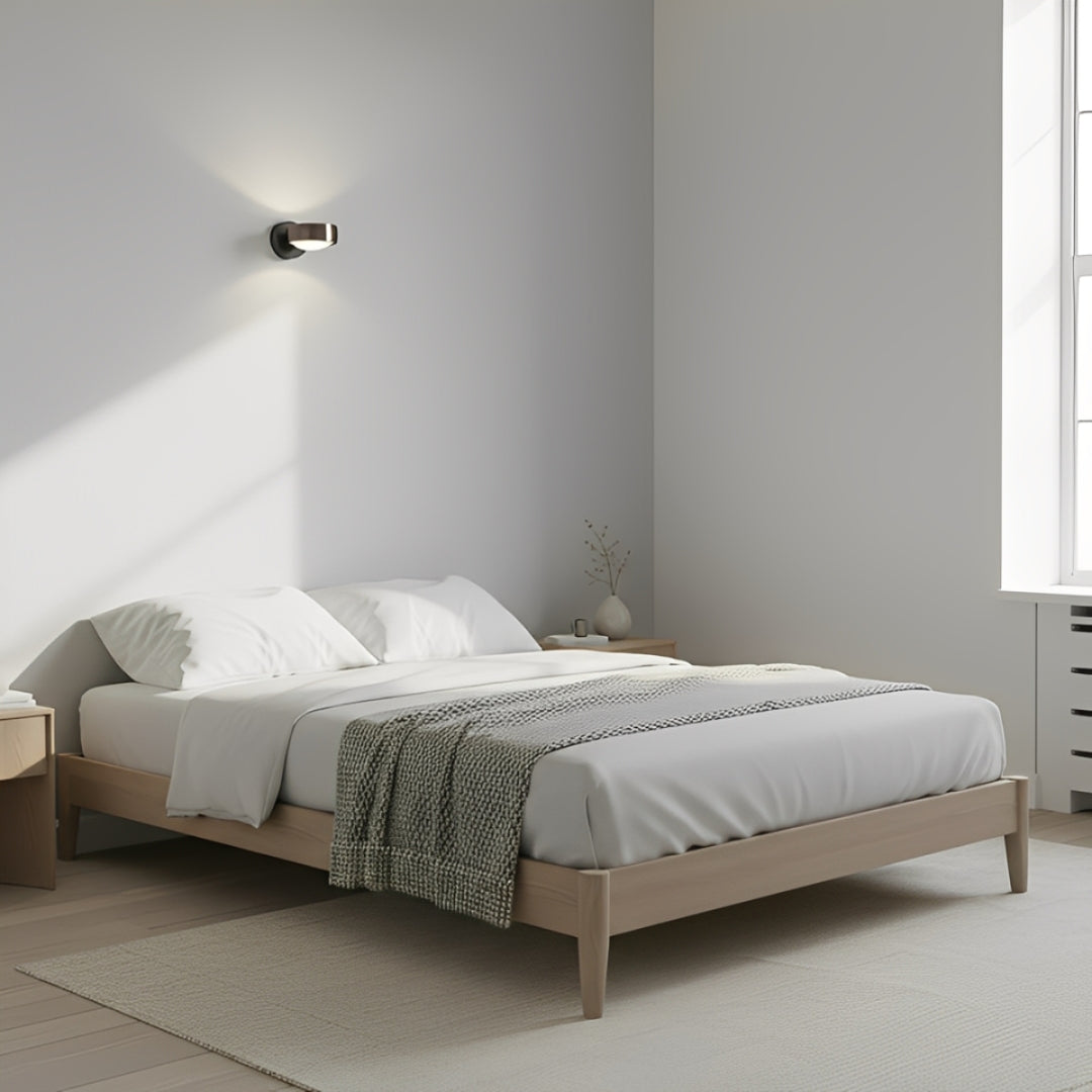 Kugelförmige Glaswandleuchte