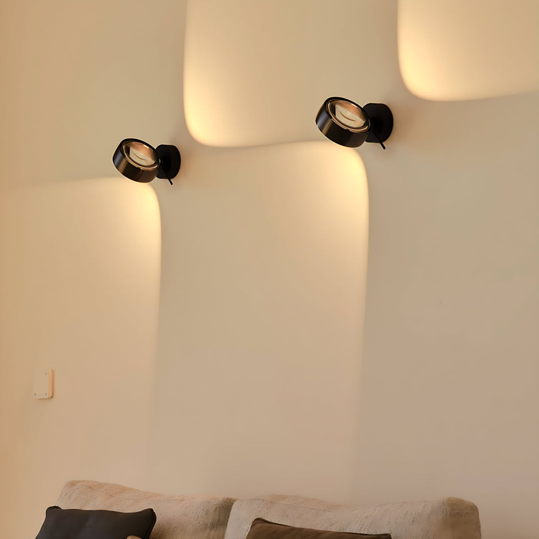 Kugelförmige Glaswandleuchte