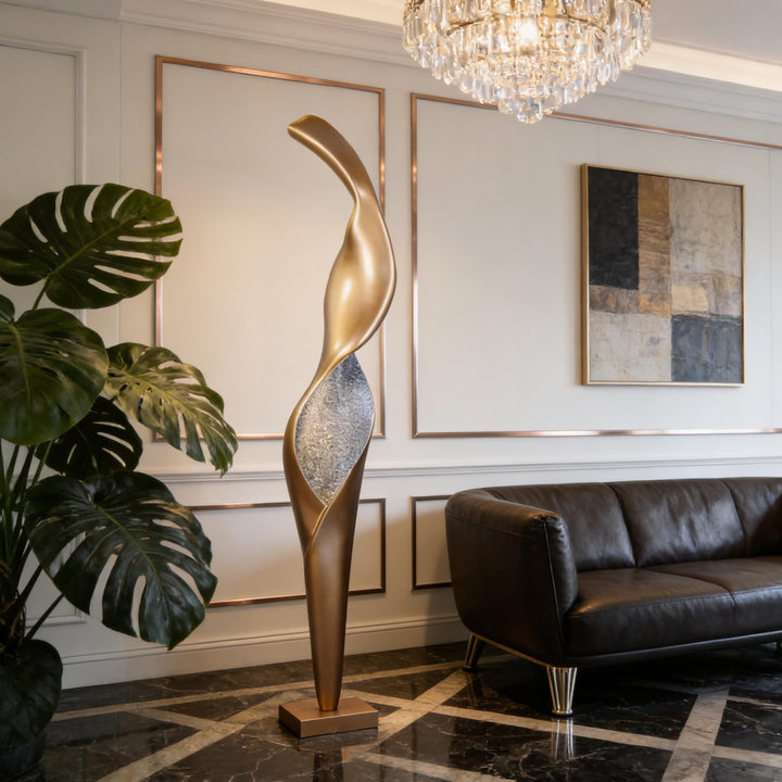 Spiral Sculpture Floor Lamp 14