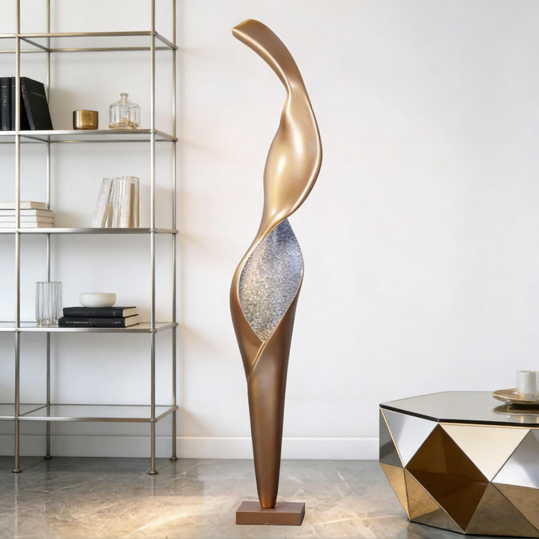 Spiral Sculpture Floor Lamp 15