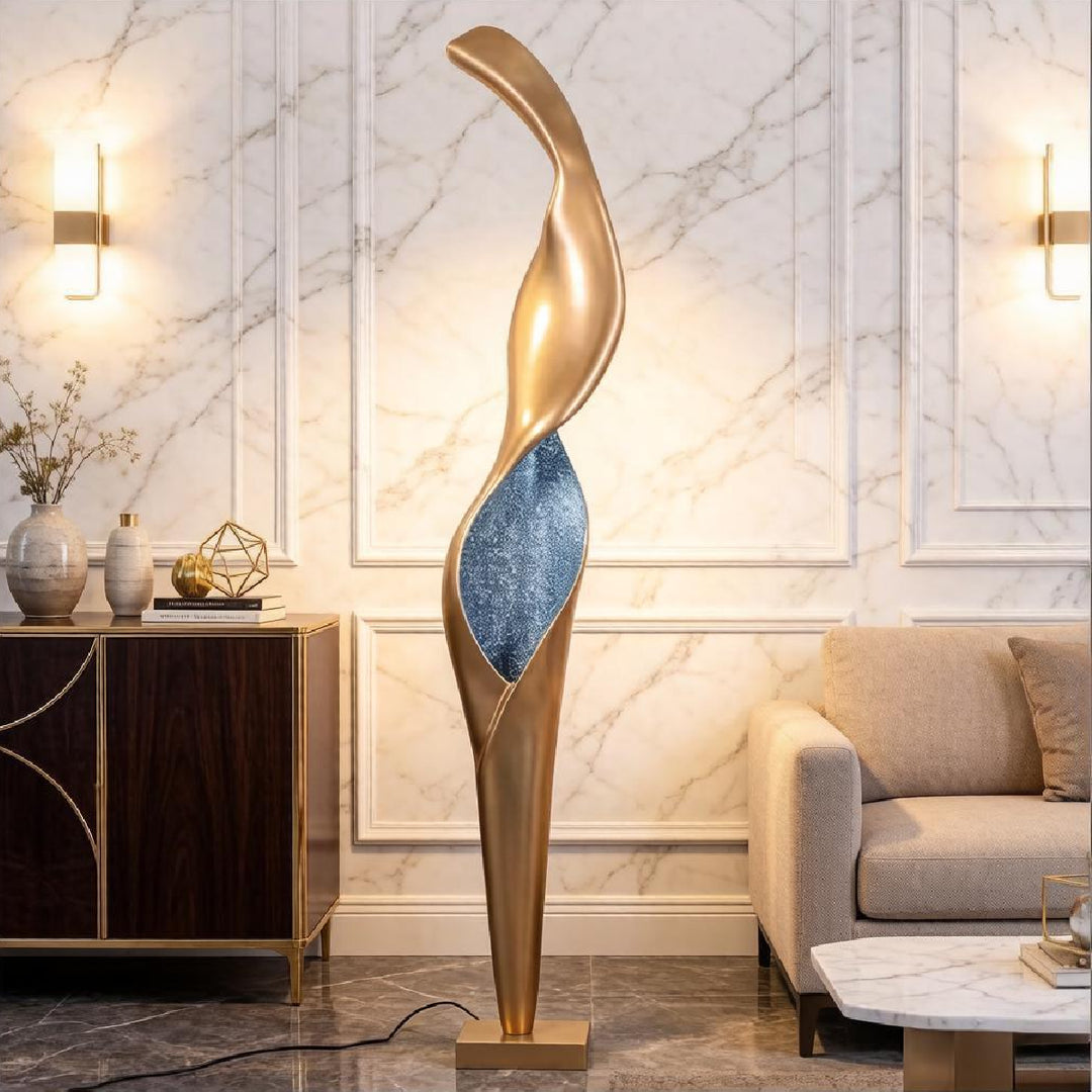 Spiral Sculpture Floor Lamp 3