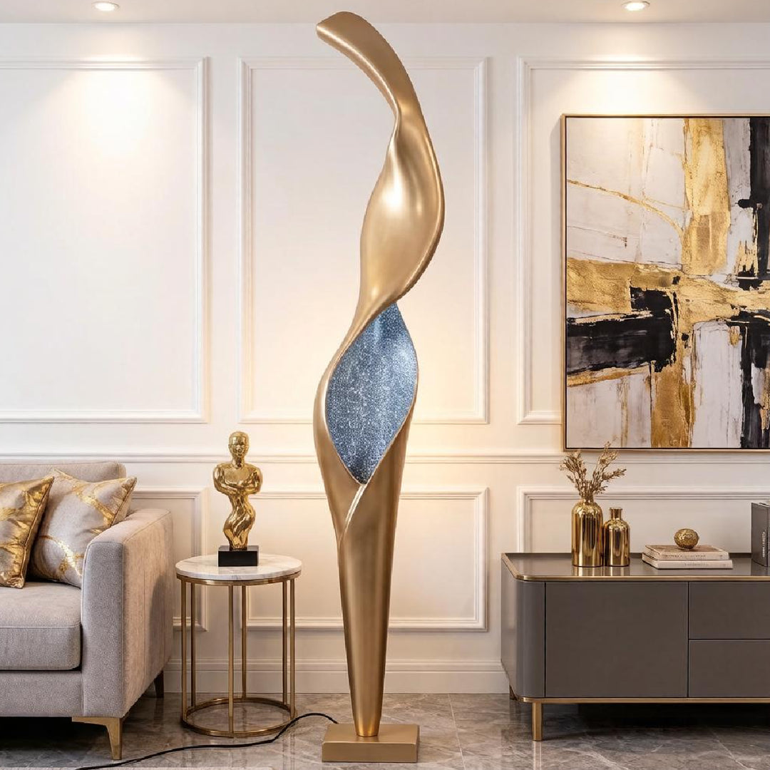 Spiral Sculpture Floor Lamp 4