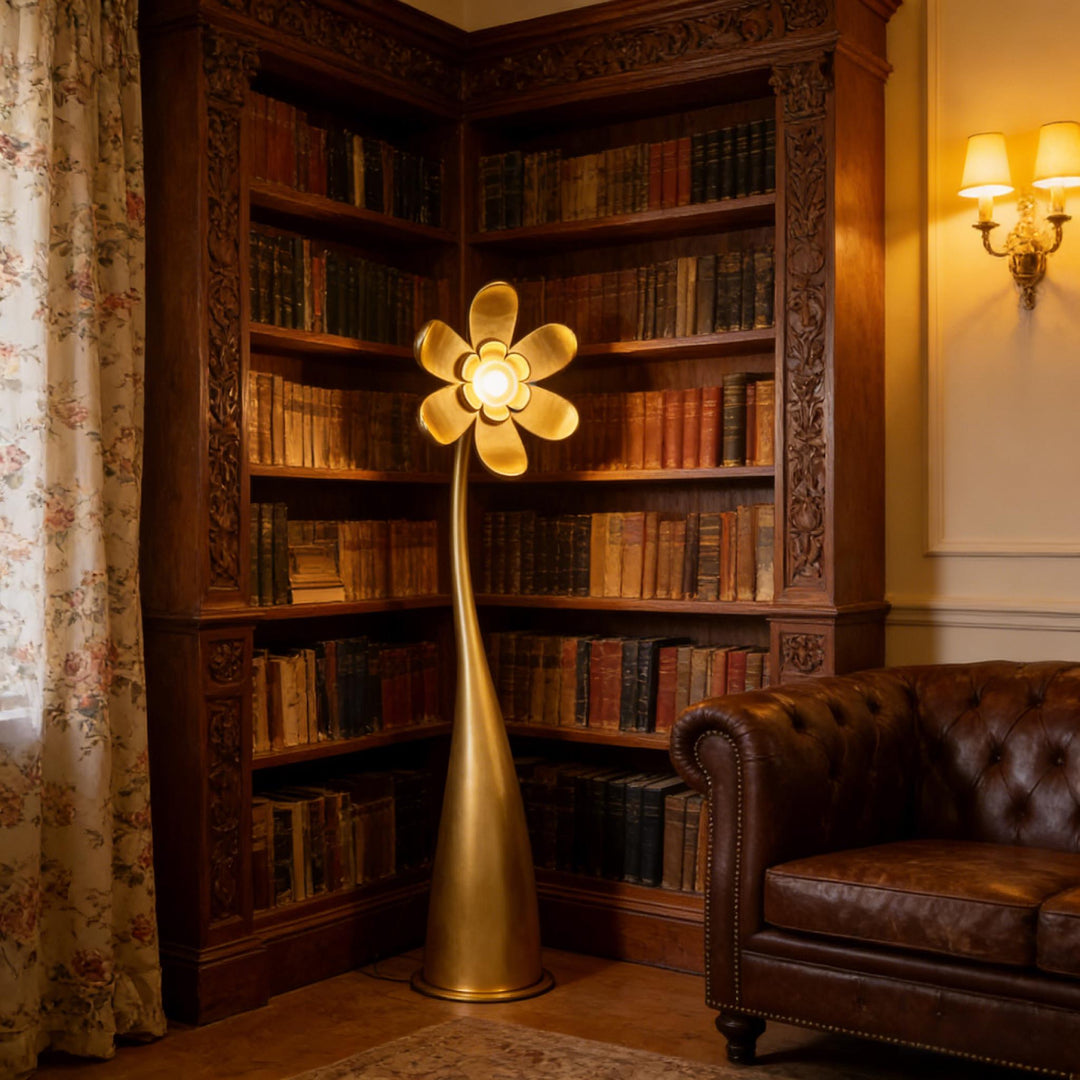 Sunflower Sculpture Floor Lamp 12