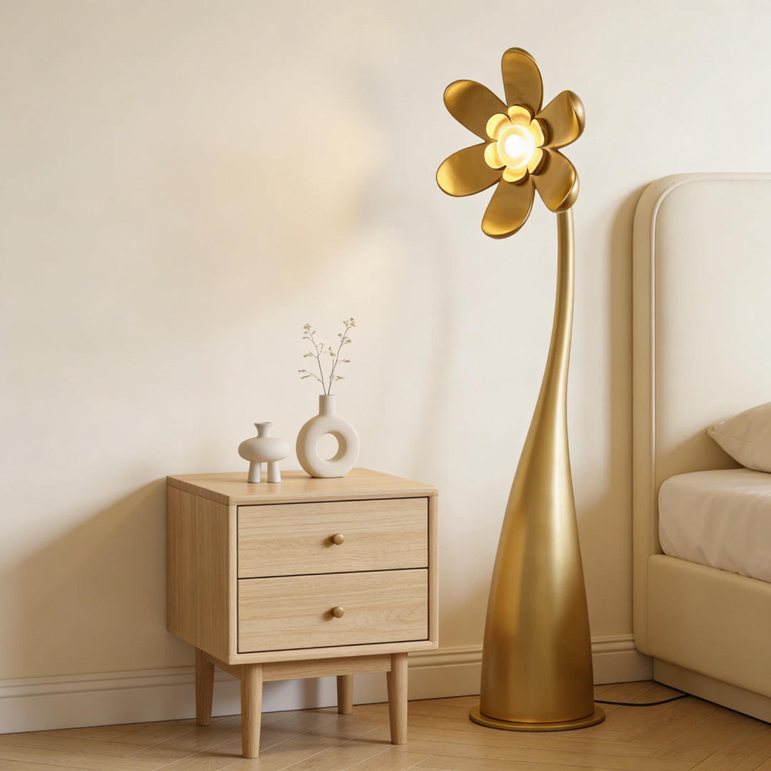 Sunflower Sculpture Floor Lamp 13